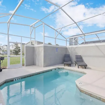 Resort Pool House Near Disney Themed Orlando Pb610